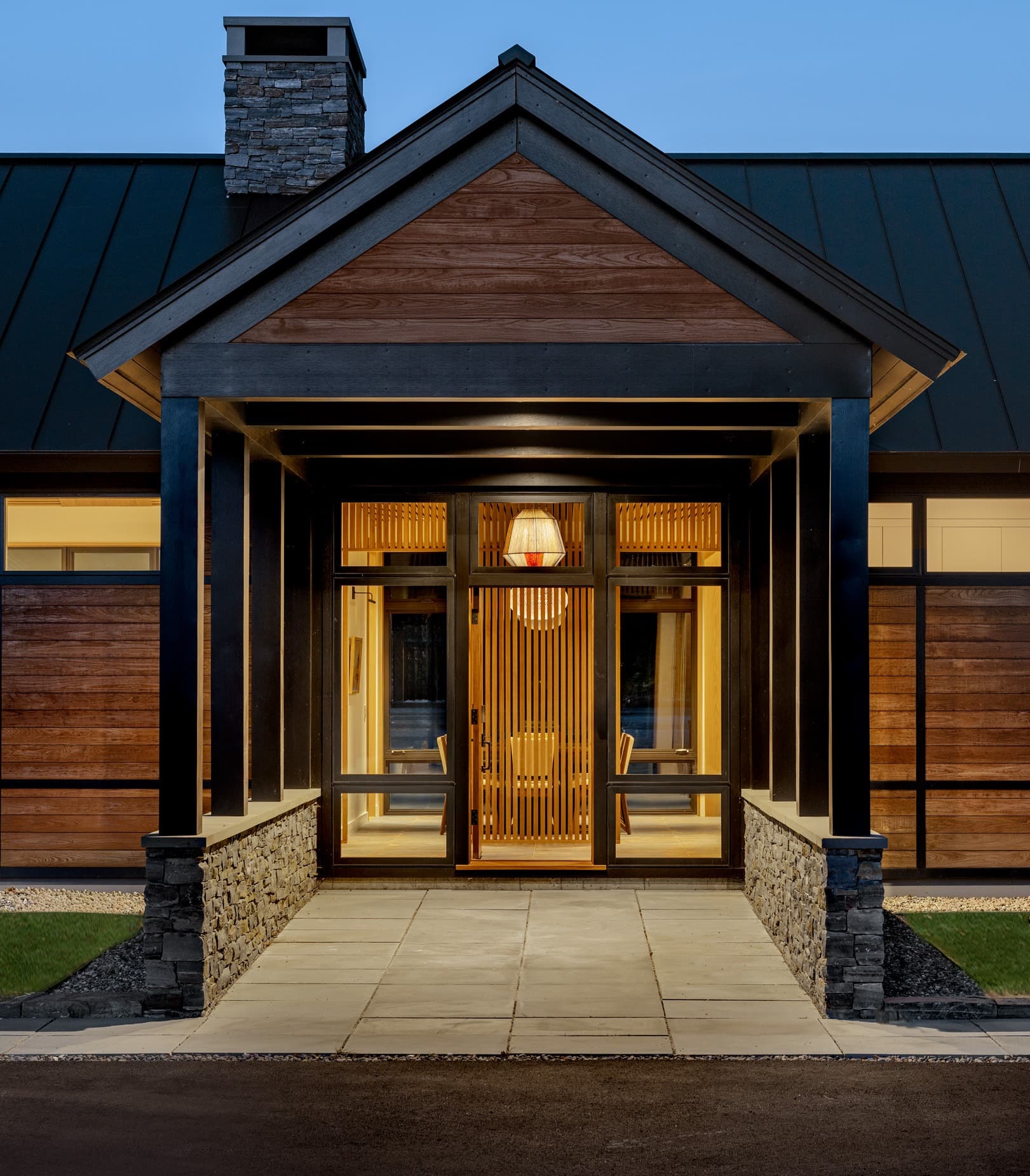 New Hampshire Net Zero Lake House — detail 2