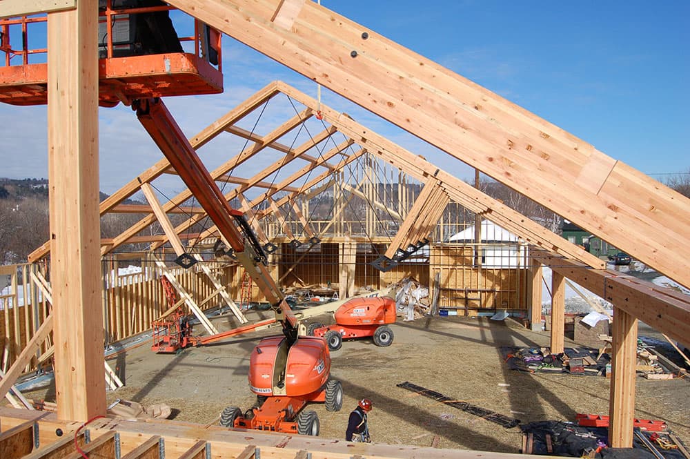 Timber Framed Retail, West Lebanon, NH — detail 3