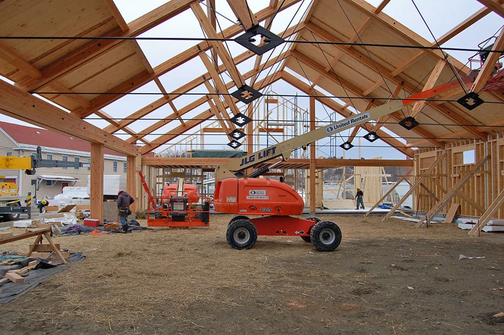 Timber Framed Retail, West Lebanon, NH — detail 5